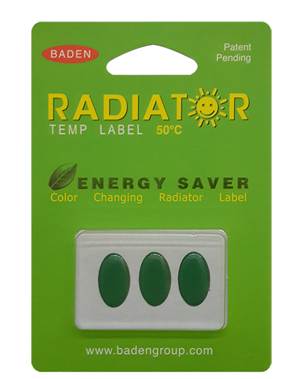 Color Changing Radiator Label